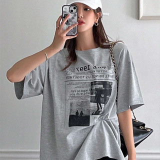 MN 100%純棉 韓版 寬鬆t恤 oversize 寬鬆上衣 短袖T恤 女生衣服 印花t恤 女短袖t