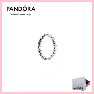 [免稅] PANDORA 100% AuthenticS925 純銀首飾戒指[190029C00】不對稱星星戒指