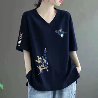 衣時尚 短袖T卹 大尺碼上衣 印花上衣 基本款 中大尺碼 M-4XL 新款韓版寬鬆洋氣減齡上衣ins體恤衫-1670.