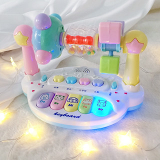Musical Toys兒童多功能電子琴嬰兒搖鈴音樂琴寶寶0-3-6歲益智早教機幼兒玩具