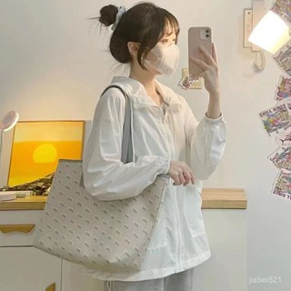 超僊夏季新款寬鬆甜美薄款透氣防曬衣外套女韓版vibe風衣防曬服潮