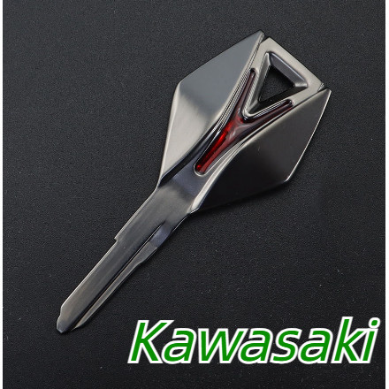 適專用Kawasaki機車鑰匙胚H2 H2R Z800 Z900 Z1000 ZX6R ZX10R改裝鑰匙柄