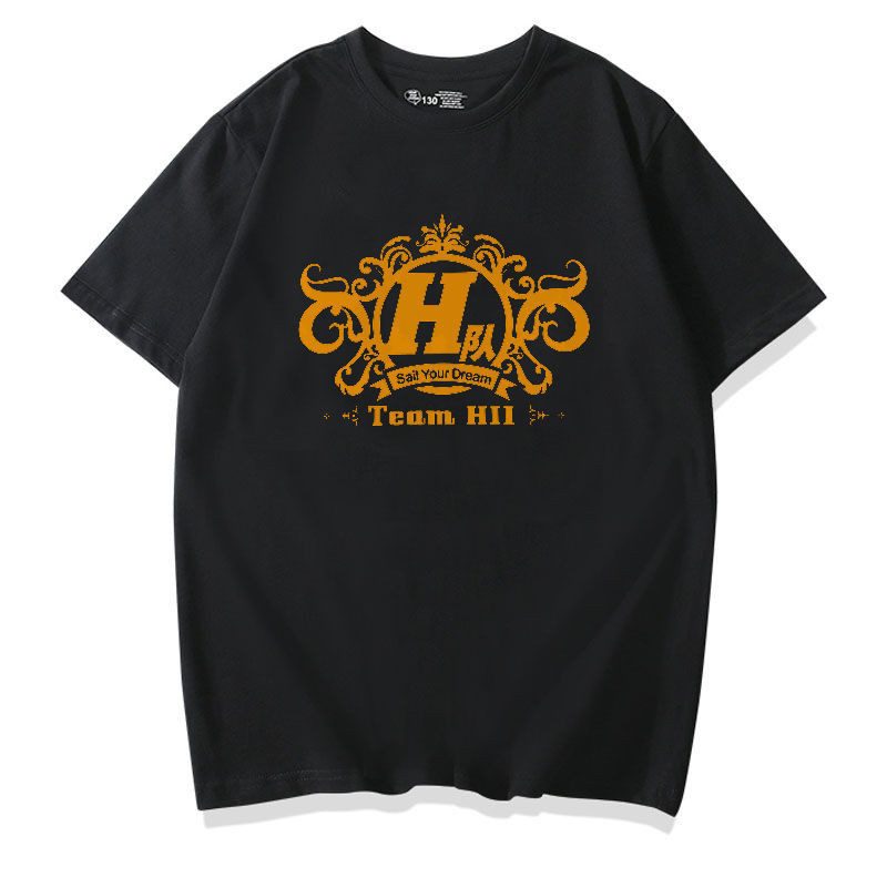 SNH48 h隊周邊應援服夏季短袖短袖風寬鬆大尺碼男女學生情侶上衣✨現貨 關注店鋪 優先出貨哦✨