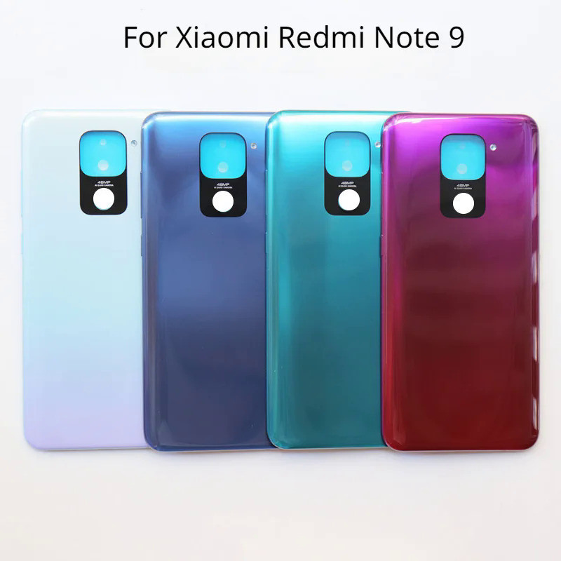 XIAOMI REDMI 小米紅米 Note 9 新後蓋電池蓋外殼後門殼更換部件帶側鍵