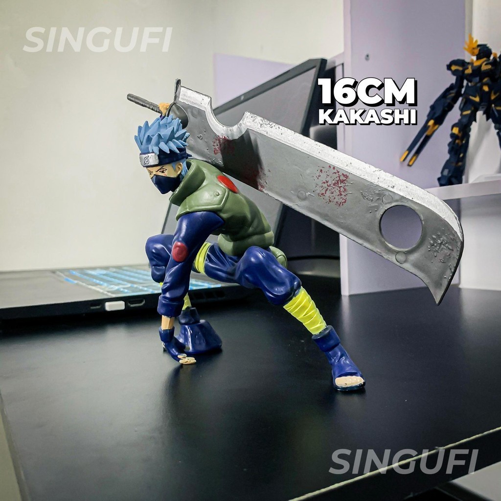 模型卡卡西匕首 16 厘米高 - 火影忍者圖 - 贈送超美玩具禮物