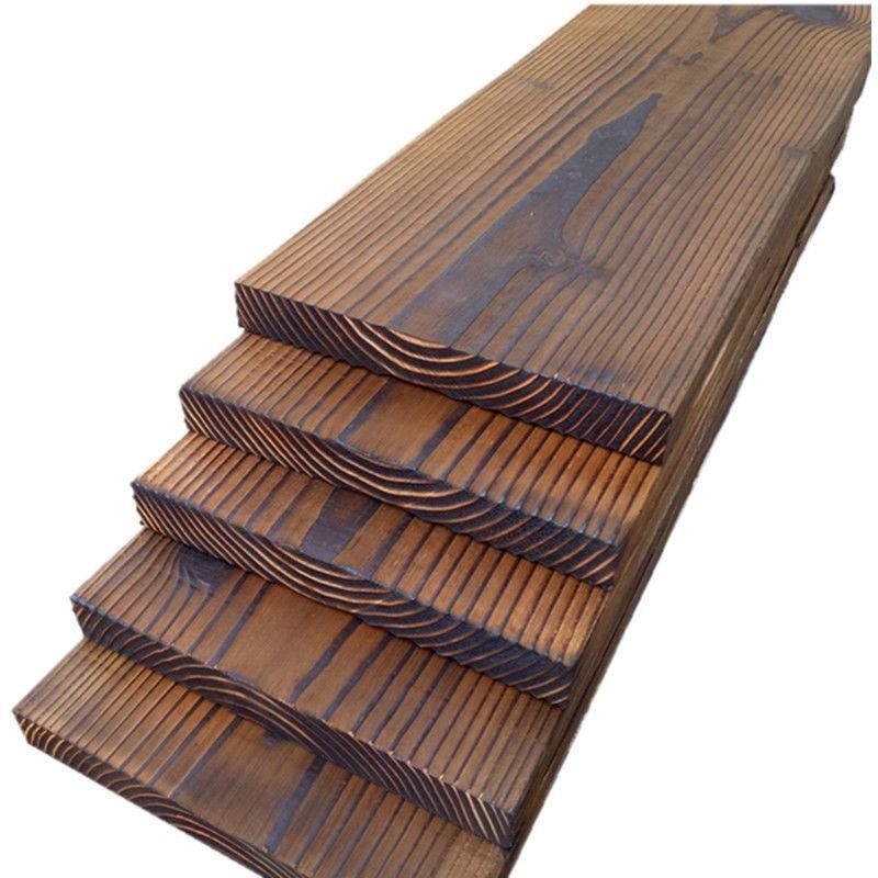 、碳化木寬板大板材火燒木板定製防腐木戶外實木地板隔板台面踏步板