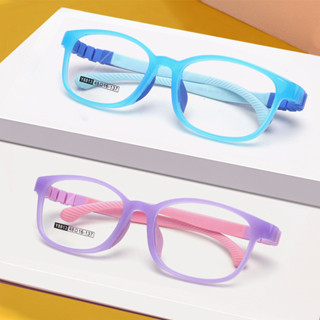 新款超輕硅膠兒童眼鏡框架4-9嵗男女小孩兒童眼鏡框可配鏡片8813