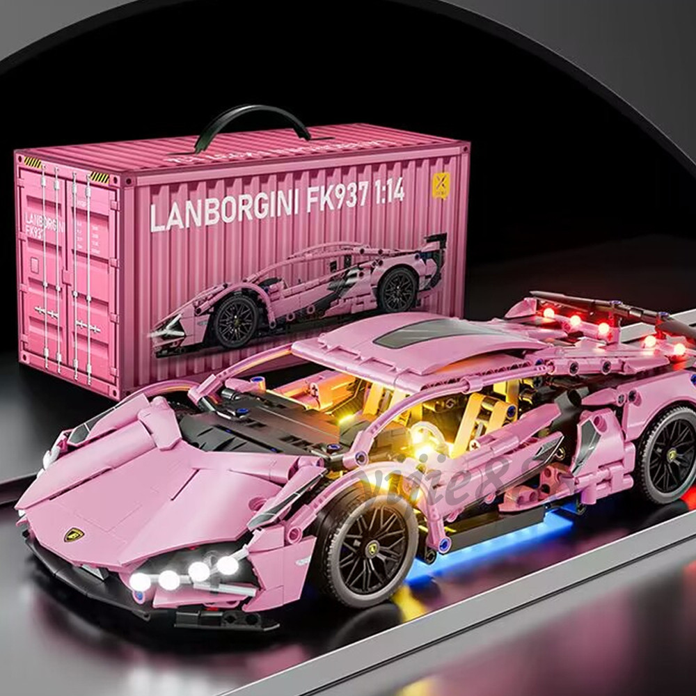 🔥現貨🔥兼容樂高 積木跑車 蘭博基尼跑車 MK6003 LEGO 超級跑車 1：14 藍寶堅尼 遙控賽車 樂高跑車 積木