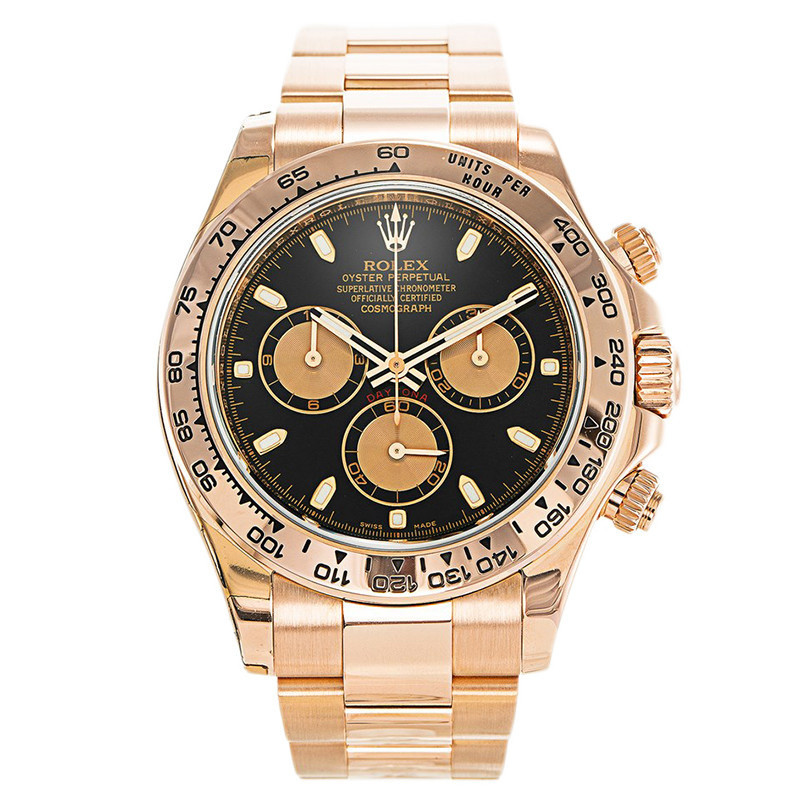 Rolexx Watches 手錶（Rolex）宇宙計型Daytona 系列玫瑰金自動機械男表116505奢侈品腕錶