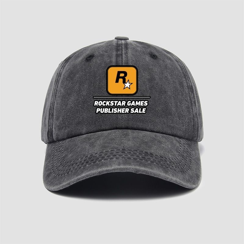免運 【ami潮品】GTA5遊戲公司RockstarGames周邊R星標誌帽子棒球帽男女簡約鴨舌帽