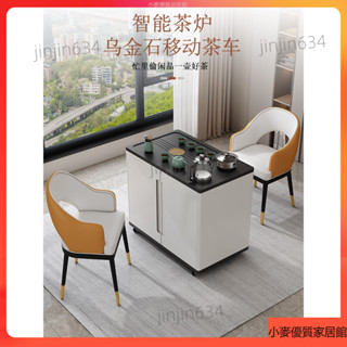⭐110V可移動茶車家用茶桌簡約現代小型茶臺輕奢茶水櫃燒水壺一體泡茶桌 茶桌 茶臺 泡茶桌 辦公室 茶吧 家用 茶几74