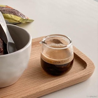 迷你小奶壺 咖啡小奶盅 玻璃蘸料碟 玻璃可愛小量杯 小奶杯 咖啡奶杯 調味碟