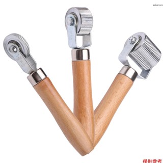 汽車補胎壓實滾輪壓輪 6mm/20mm/40mm木柄輪胎修補工具 6mm+20mm+40mm組合裝