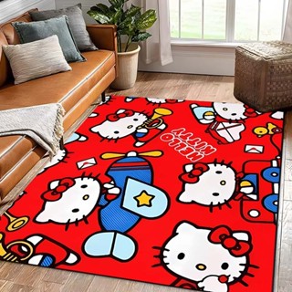 三麗鷗 Hello Kitty 兒童地毯客廳臥室地墊廚房地墊房間裝飾兒童藝術品