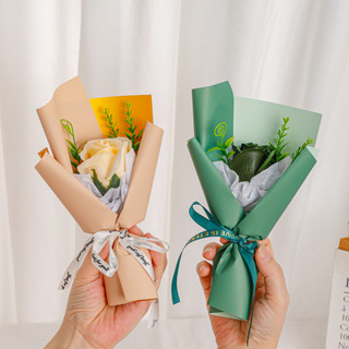 【現貨】母親節 520迷你小花束 女神節玫瑰香皂花禮盒 搭配婚慶伴手禮品批發
