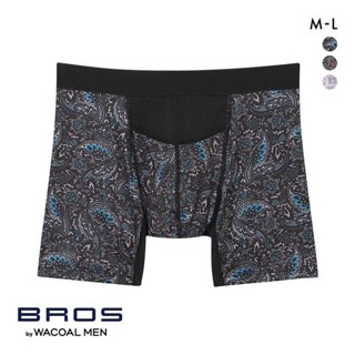 華歌爾BROS男士內褲夏季超薄透氣吸汗速幹無痕寬松中腰四角內褲(40GT3061ML)(日本直郵)1
