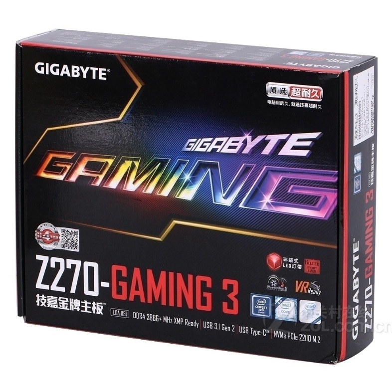 【現貨 快速出貨】Gigabyte/技嘉Z270 GAMING 3臺式機電腦主板支持6-7代CPU內存DDR4