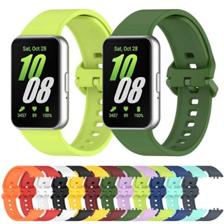 SAMSUNG 適用於三星 Galaxy Fit 3 Fit3 錶帶智能手錶手鍊運動腕帶替換腕帶配件的矽膠錶帶