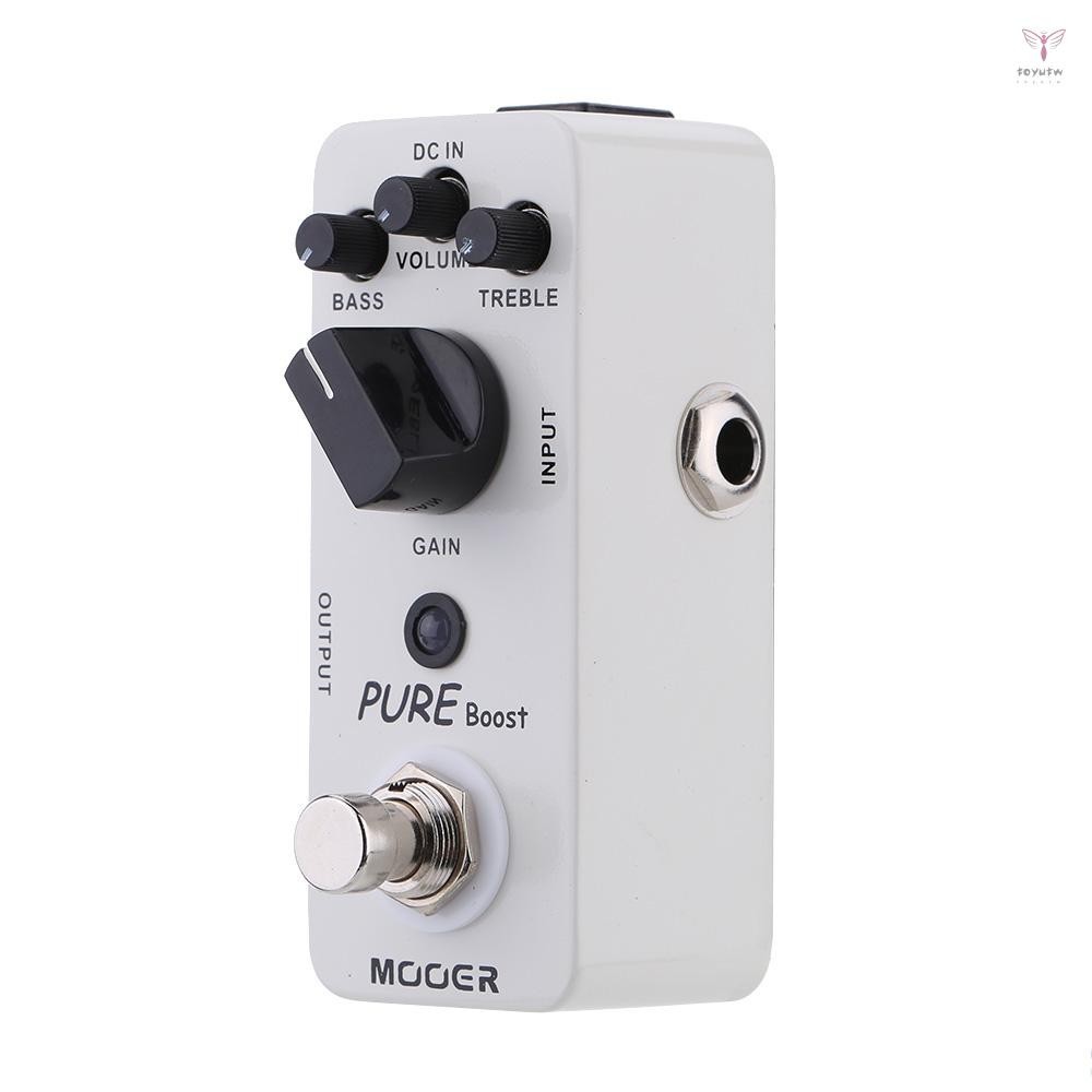 Mooer Pure Boost Micro Mini Boost 效果踏板適用於電吉他真正的旁路