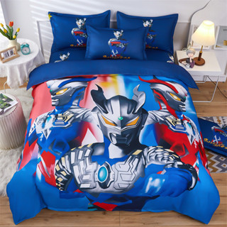 兒童卡通床包 親膚舒適 雙人標準床包 單人床包 加大床包 奧特英雄 奧特曼床單 兒童生日禮物 床