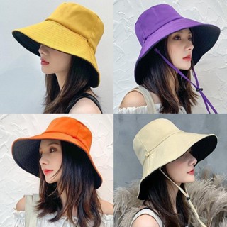 台灣現貨 鳥眼帽子、女漁夫帽、夏季新出遊大帽簷、日系女韓版雙面遮陽防曬帽