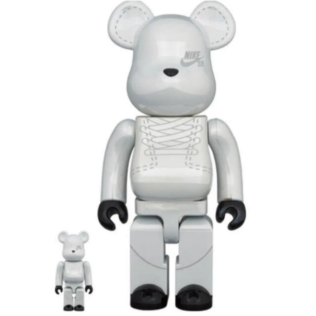 近全新 BE@RBRICK Bearbrick 庫柏力克熊 周邊 NIKE 100% 400% 日本直送 二手