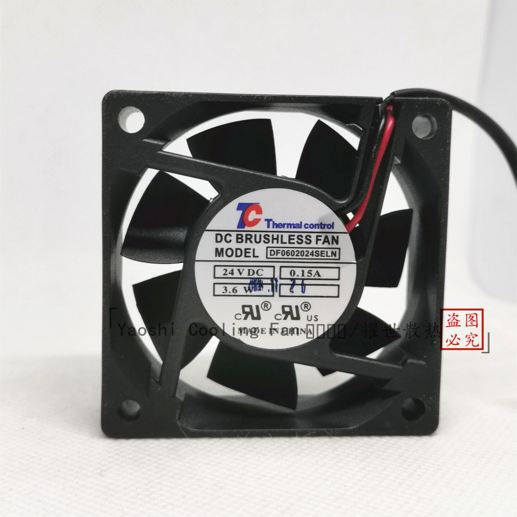 Thermal 6020 6釐米 6cm  24V 0.15A 變頻器散熱 工業風扇