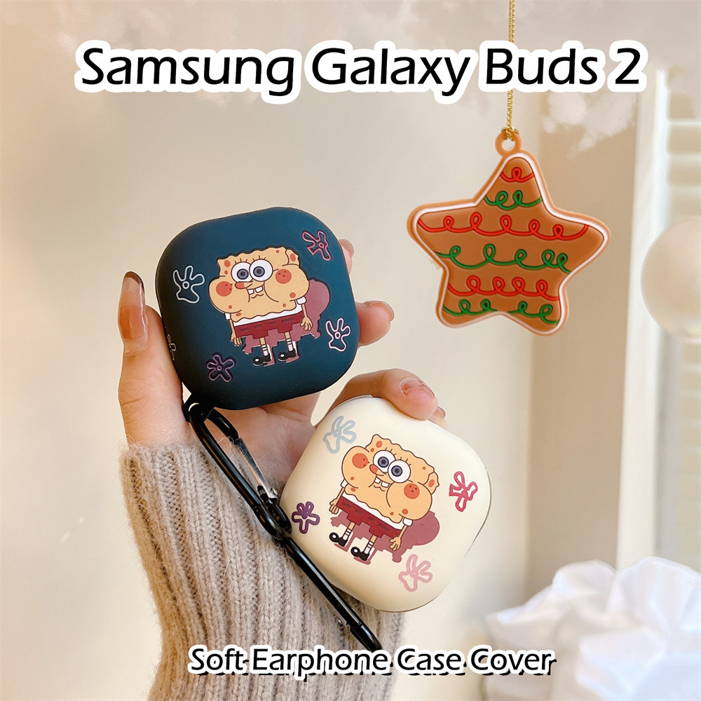 SAMSUNG 【保護套之家】適用於三星 Galaxy Buds 2 保護套創意卡通圖案 TPU 軟矽膠耳機套