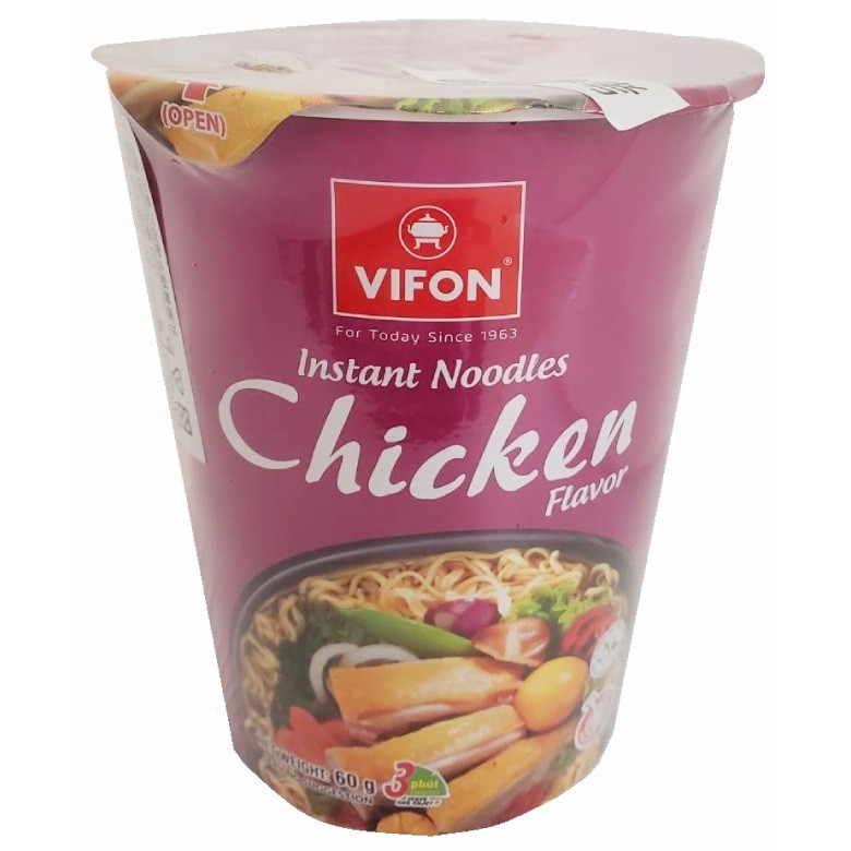 VIFON 雞肉風味杯麵(60g/杯)[大買家]