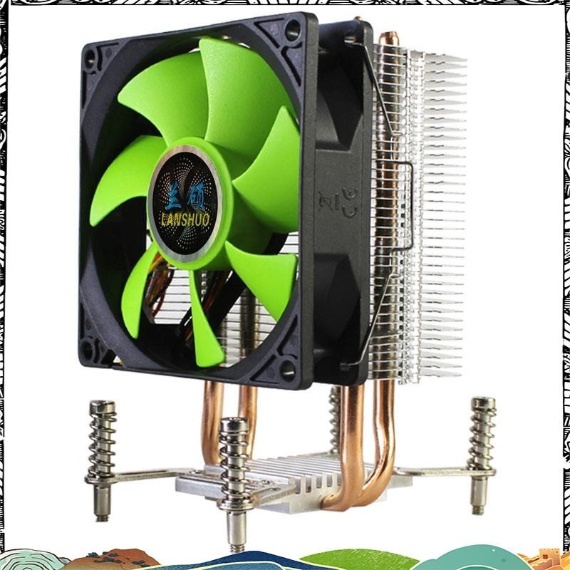 Cpu 冷卻器 2 熱管超靜音冷卻器風扇 CPU 散熱器適用於 LGA 2011 X79 X99 X299(3Pin 單