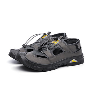 男士登山鞋 透氣網面耐磨涉水防水夏季戶外運動涼鞋 防滑登山鞋