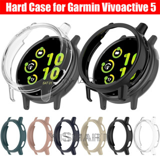 Garmin Vivoactive5 智慧手錶硬質 PC 空心保險槓框架手錶保護套