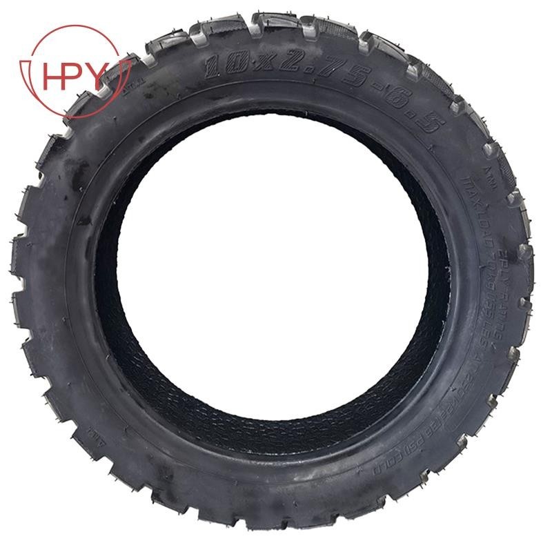 [hzhaiyaa1.tw]10X2.70-6.5內外胎電動滑板車平衡車輪胎越野真空胎黑色700G