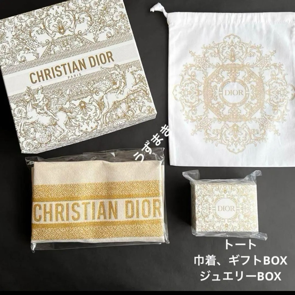 近全新 Dior 迪奧 托特包 贈品 束口包 mercari 日本直送 二手