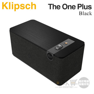 美國 Klipsch ( The One Plus／Black ) 美式輕奢無線藍牙喇叭-黑色 -原廠公司貨