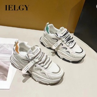 IELGY 老爹鞋2024新款夏季款式百搭厚底透氣增高女鞋