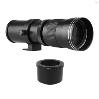 相機 MF 超長焦變焦鏡頭 F/8.3-16 420-800mm T2 卡口,帶 FX 卡口轉接環 1/4 螺紋更換,適