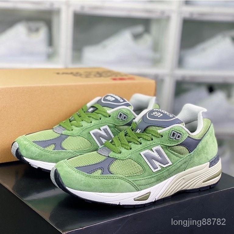 紐巴倫 Newbaron * 100% Ori * New Balance 991 綠色寬英倫休閒運動中性跑鞋男士女士運