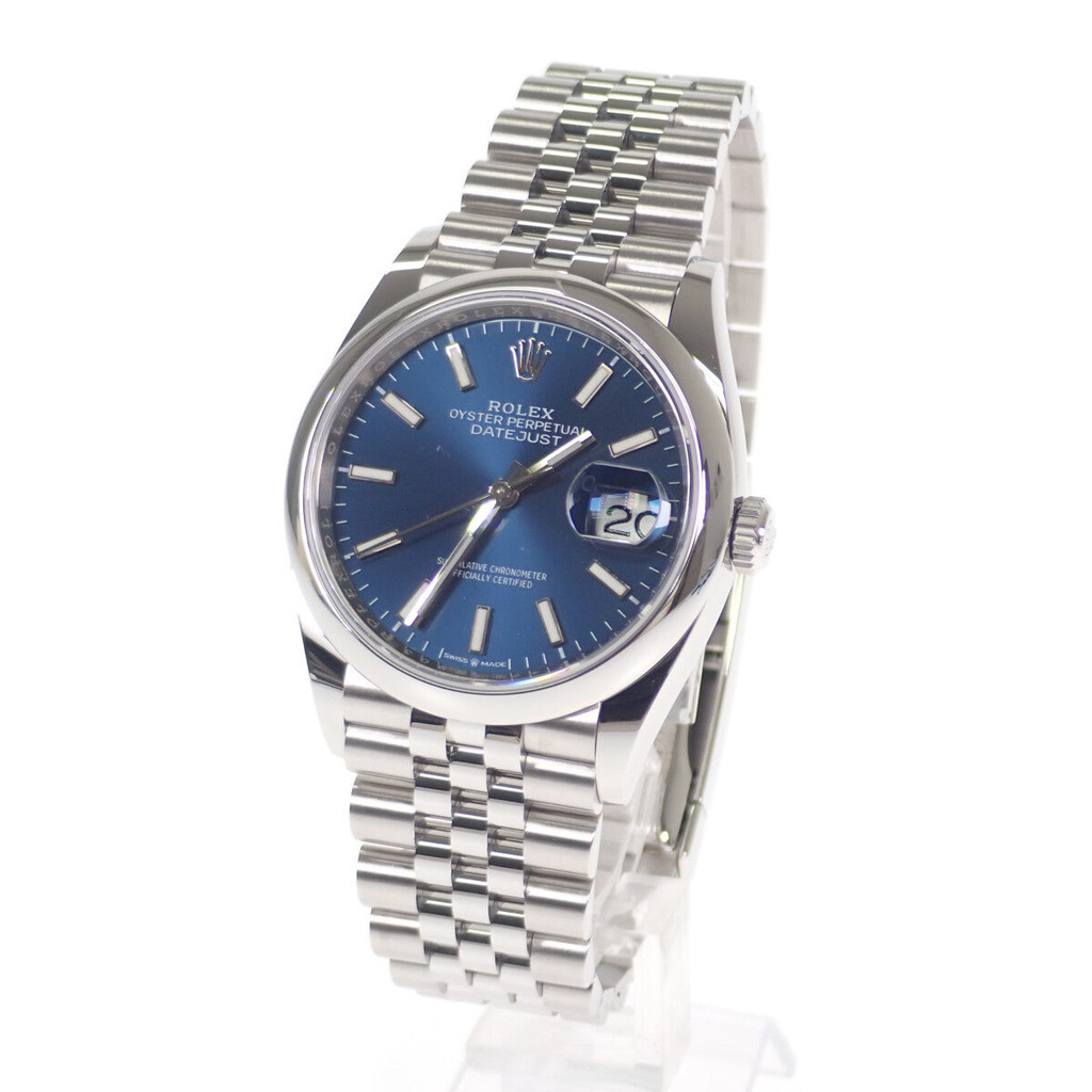 ROLEX 勞力士 手錶Datejust OYSTER126200藍色 錶盤 日本直送 二手