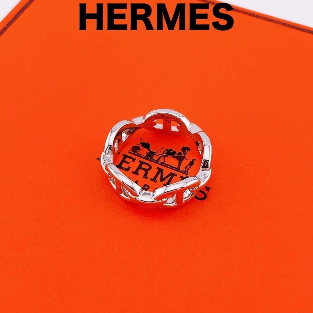 HERMES 愛馬仕 戒指 Chaine dAncre Enchainee pm mercari 日本直送 二手