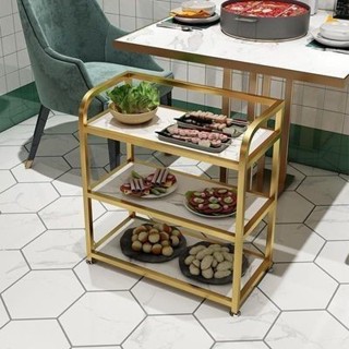 、火鍋店菜架廚房商用鐵藝上菜架專用多層置物架專用三層置物架