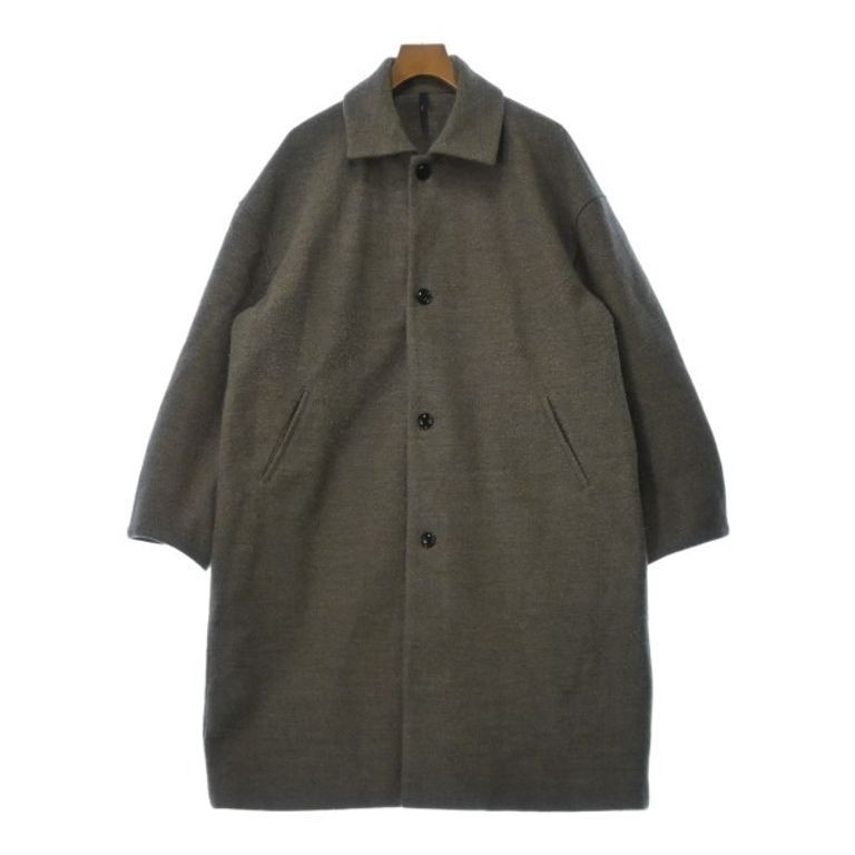 DOOPZ徹斯特大衣外套灰色 星型 米色 男性 日本直送 二手