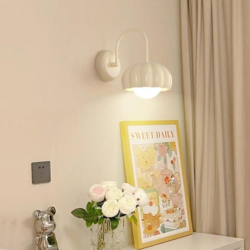 壁燈臥室床頭燈現代簡約ins網紅奶油風牆壁燈創意客廳背景牆燈
