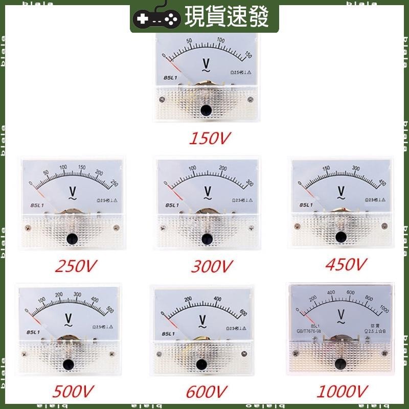 Blala 專業指針電壓表 2 5 精度面板電壓電壓模擬儀表 AC0-1000V 適用於工業
