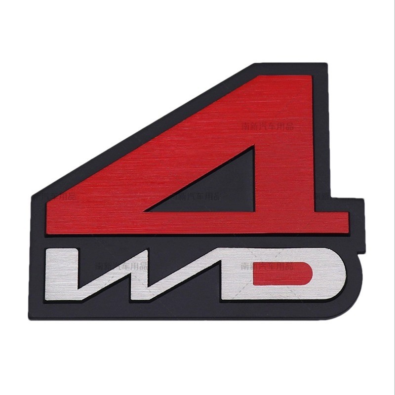 JEEP HONDA 金屬汽車側貼紙標誌後備箱徽章適用於 4WD 標誌豐田本田吉普汽車貼花配件