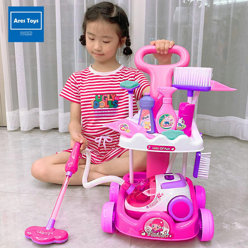 兒童 掃地 家務 打掃 衛生 玩具 掃拖把 吸塵器 簸箕 手推車 套裝 女孩 兒童節