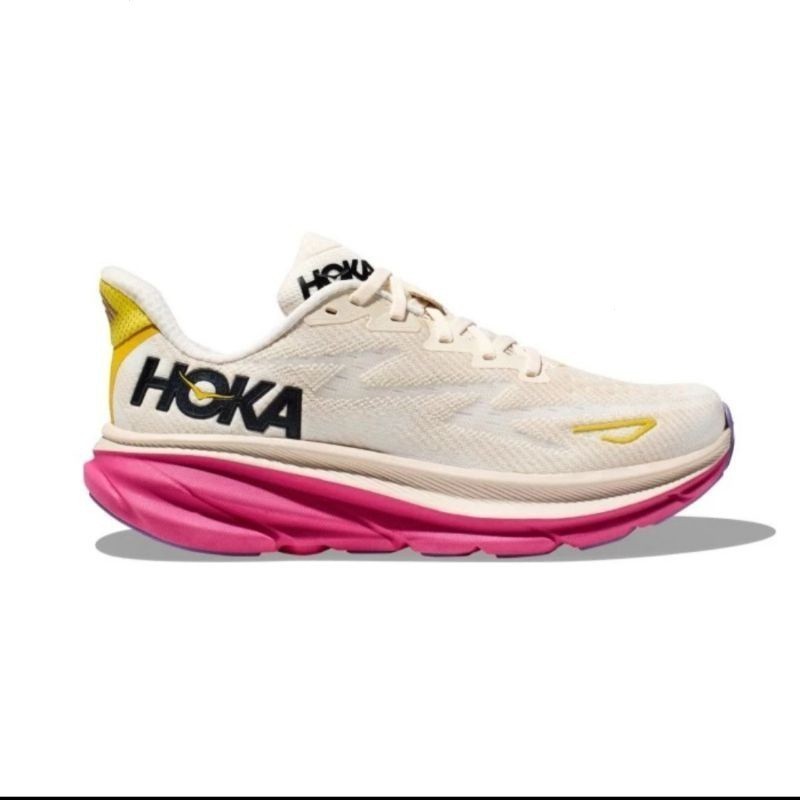 工廠直銷現貨Hoka CLIFTON 9 比格粉色鞋