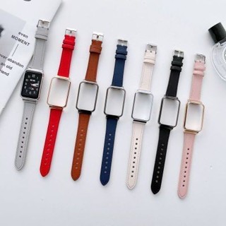 適用於 Samsung 三星 Galaxy Fit3 SM-R390 針扣真皮錶帶 簡約時尚 個性百搭 手腕帶