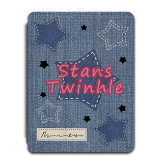 牛仔星星適用ipad保護殼ipadpro帶筆槽air5簡約mini6/2021蘋果11寸10第九代air5/4三折式3/
