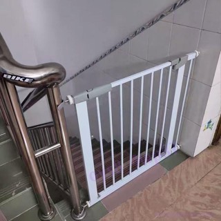【滿188出貨】樓梯口護欄嬰兒安全門 兒童寶寶圍欄防護欄柵欄室內寵物欄桿隔離門 樓梯口護欄嬰兒安全門